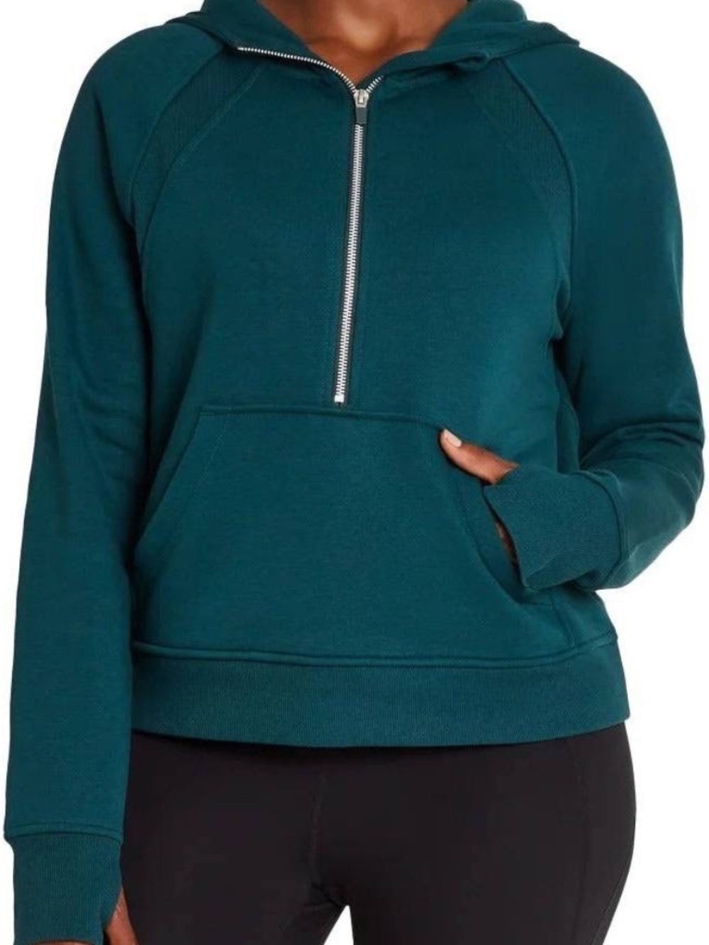 DANSKIN HALF ZIP HOODIE